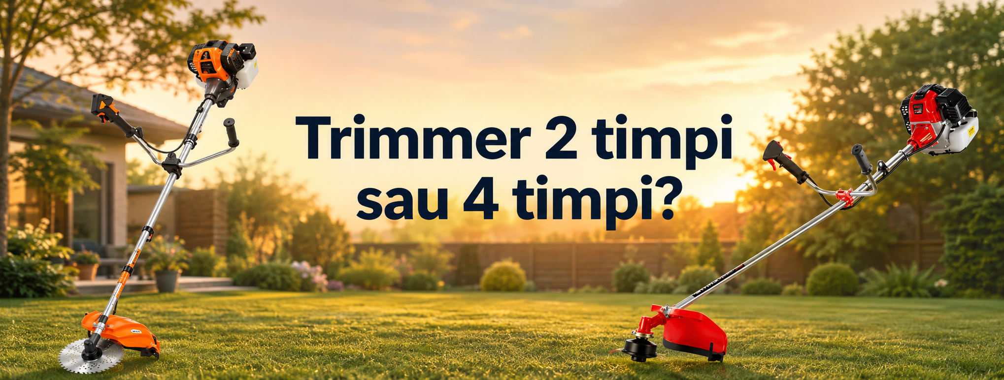 Trimmer 2 timpi sau 4 timpi: ce alegi