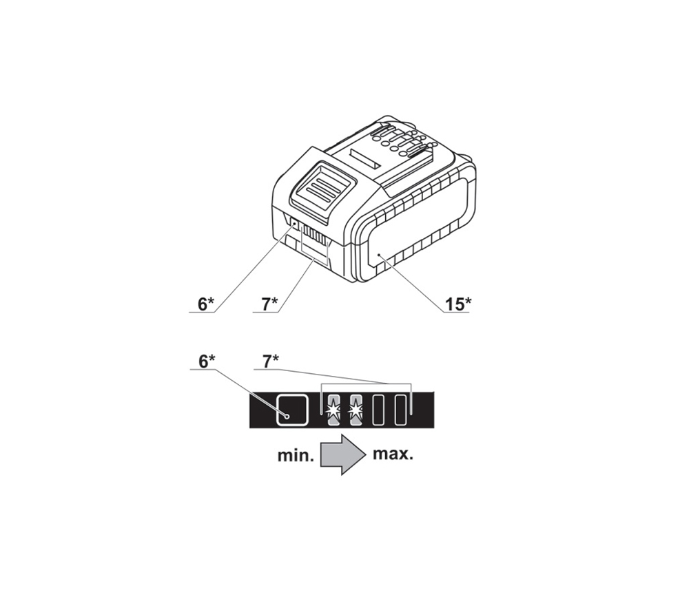 Шуруповерт аккумуляторный CROWN CT21075HMX-4 BMC 20В 2Ач photo 15