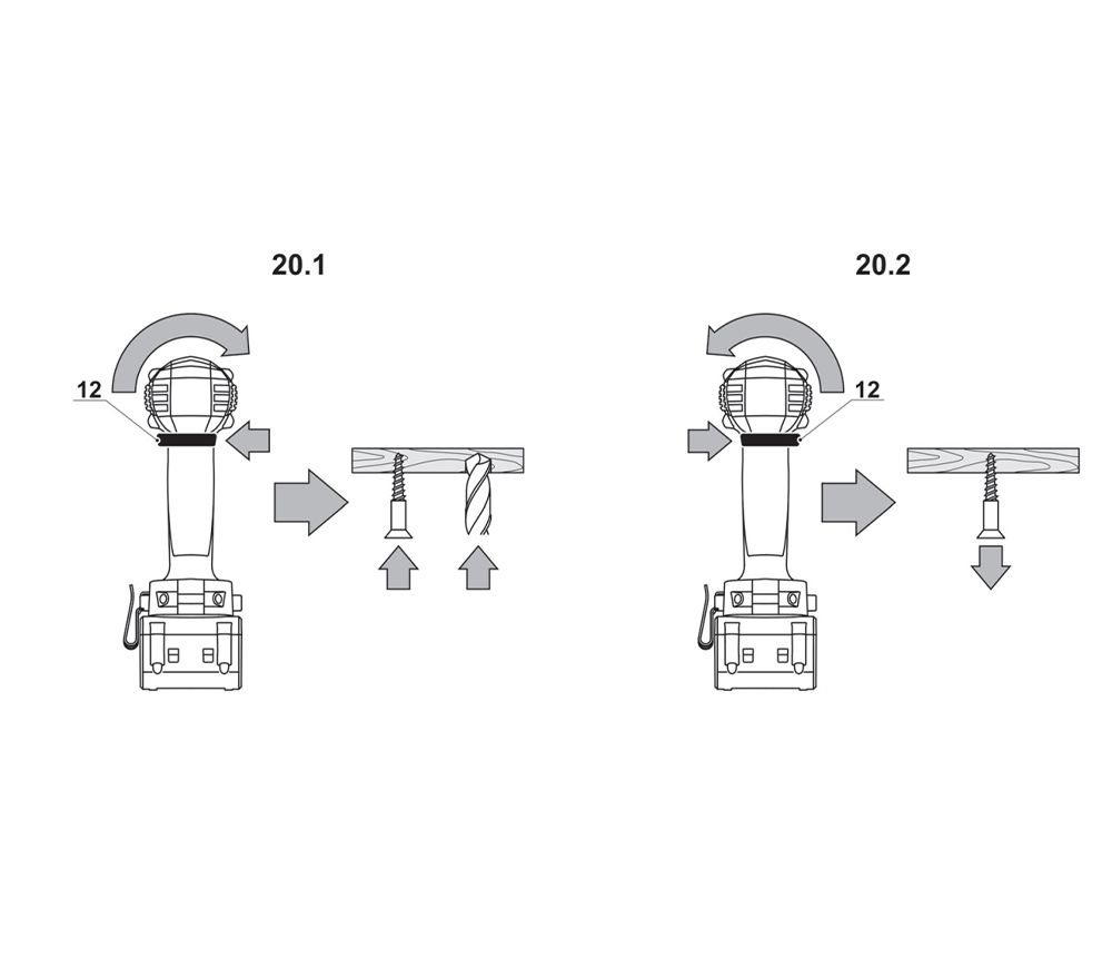 Шуруповерт аккумуляторный CROWN CT21075HMX-4 BMC 20В 2Ач photo 17