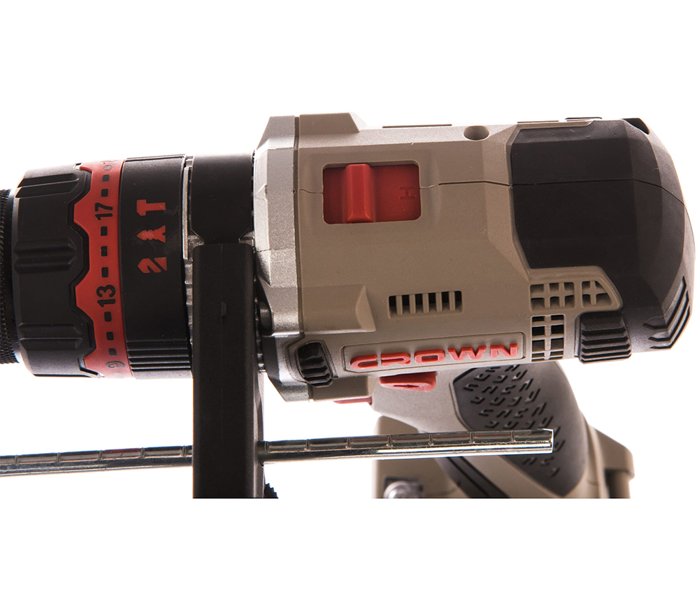 Шуруповерт аккумуляторный CROWN CT21075HMX-4 BMC 20В 2Ач photo 2