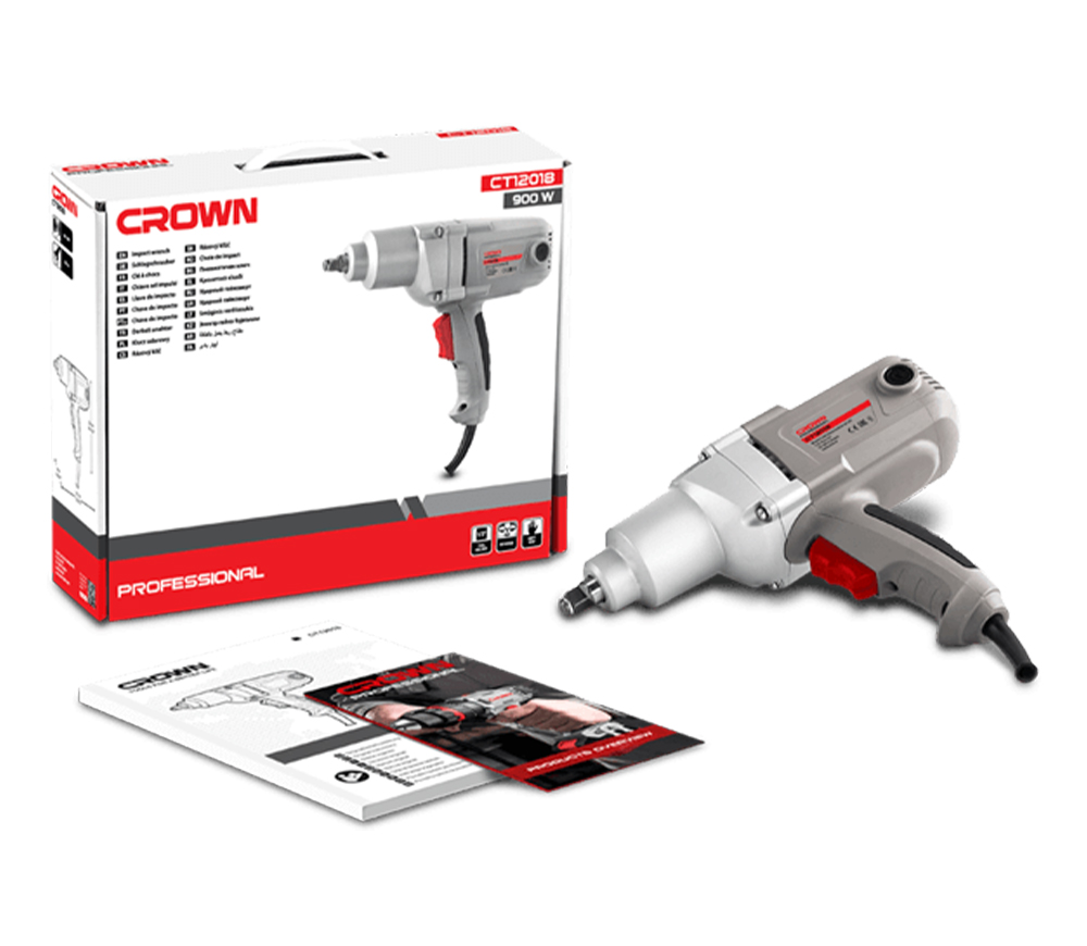 Mașină de înșurubat cu impact CROWN CT12018 900w 320Nm photo 5