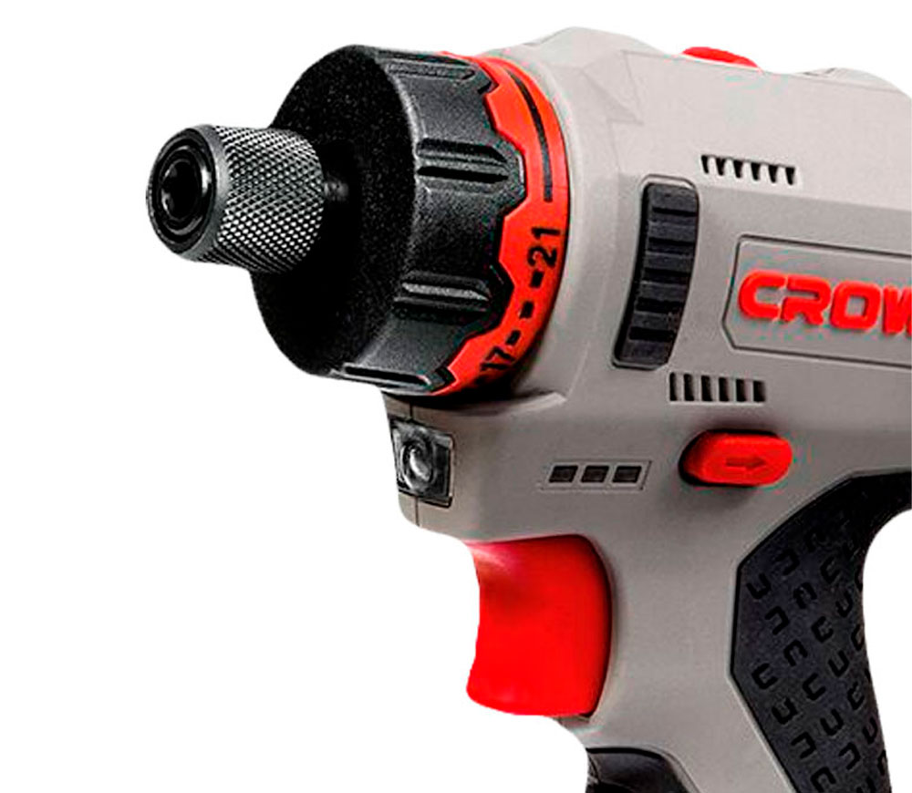 Шуруповерт аккумуляторный CROWN CT21072HBX-2 BMC 12В 2Ач photo 2