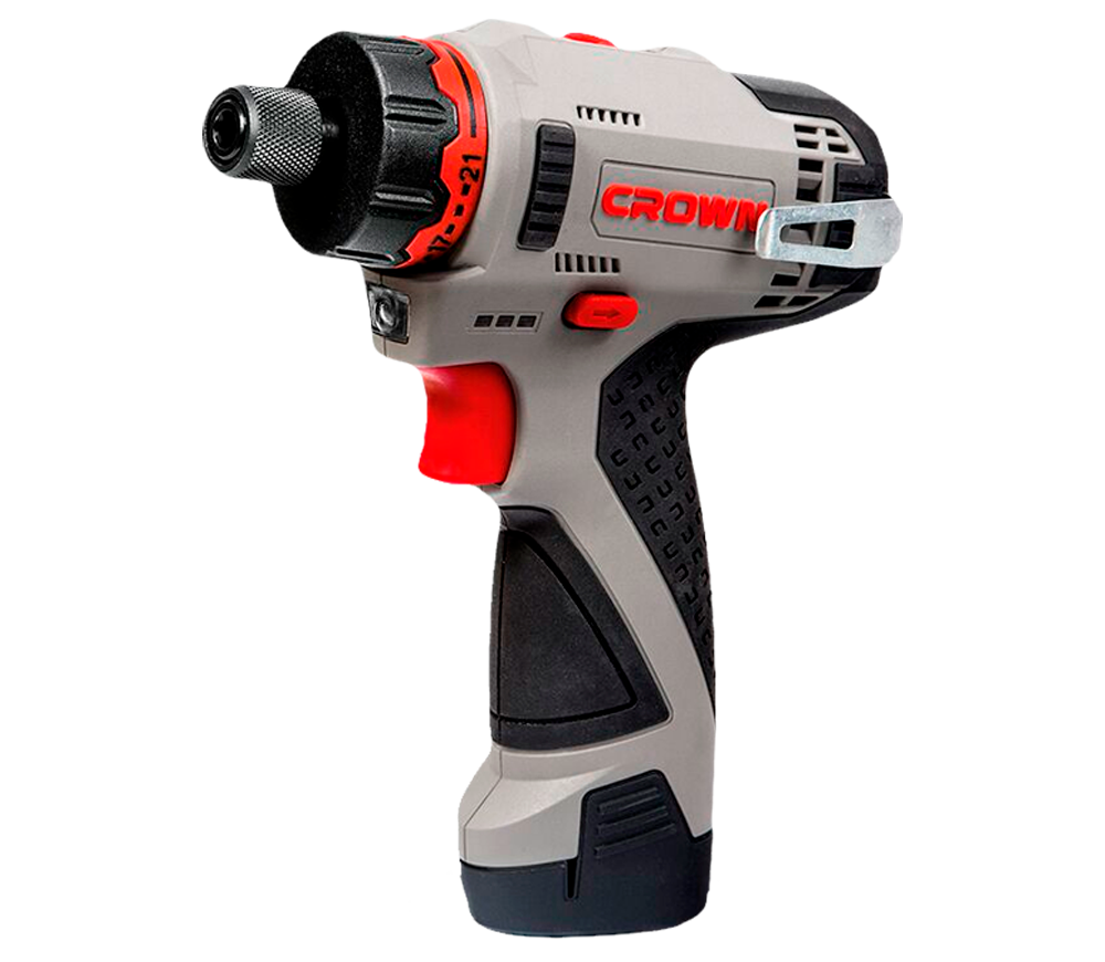 Шуруповерт аккумуляторный CROWN CT21072HBX-2 BMC 12В 2Ач photo
