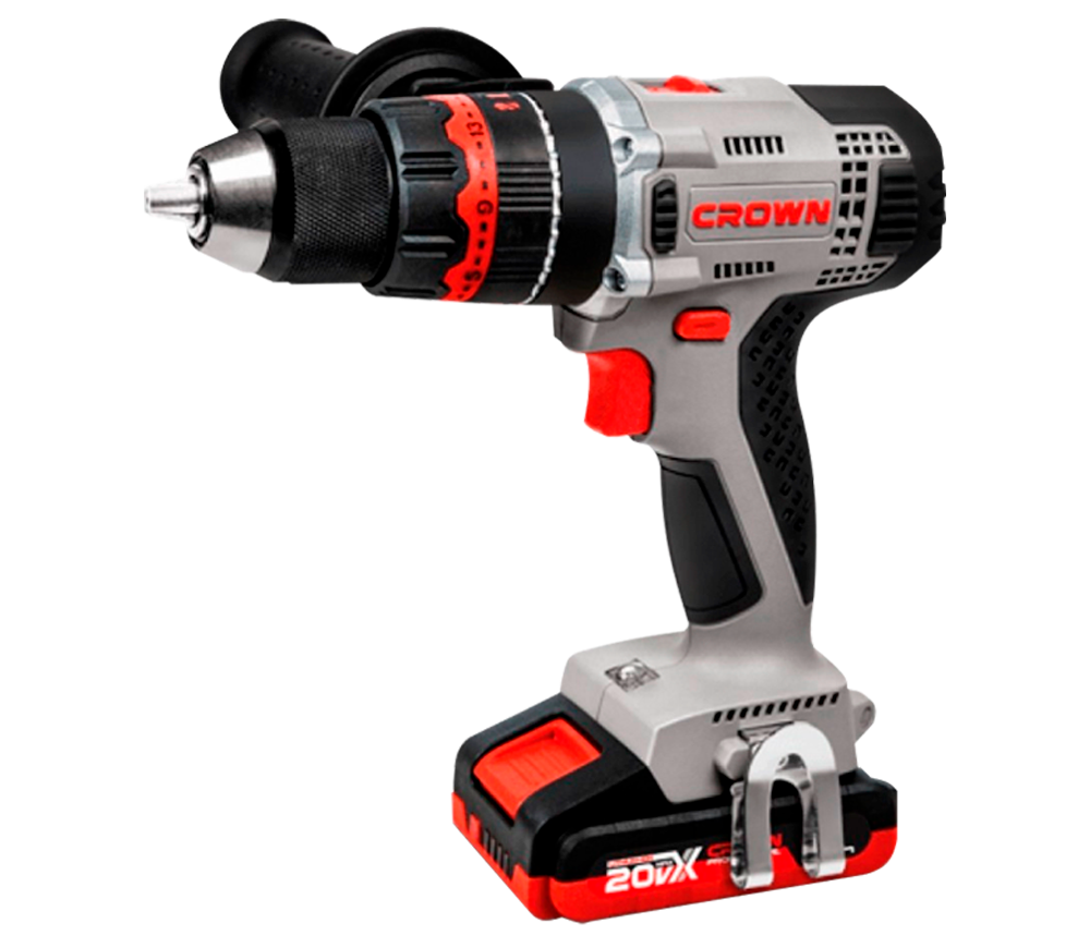 Шуруповерт аккумуляторный CROWN CT21075HMX-4 BMC 20В 2Ач photo
