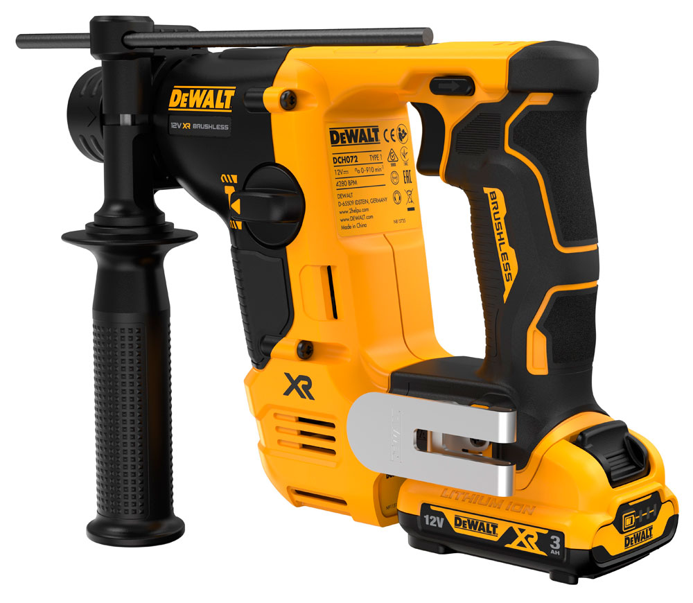 Ciocan rotopercutor cu acumulator DEWALT DCH072L2-QW 1.2J 12V 3Ah photo 0