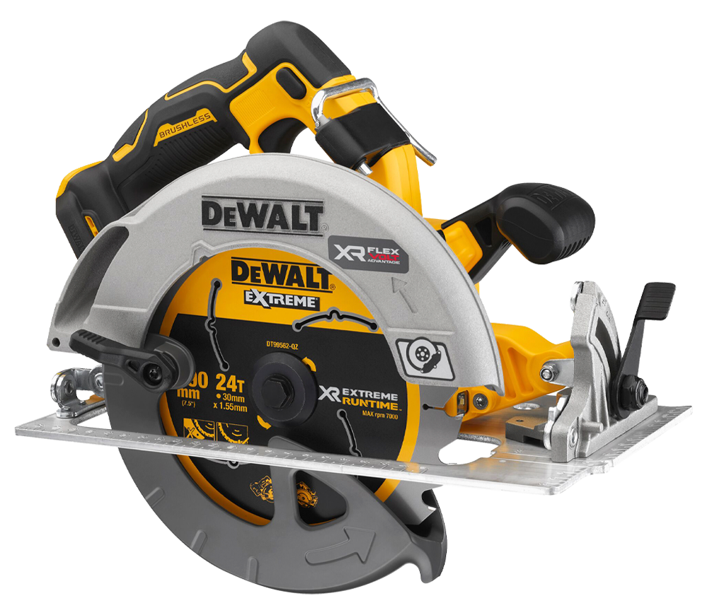 Fierăstrău circular cu acumulator (fără baterii) DEWALT DCS573NT 190mm 54V photo