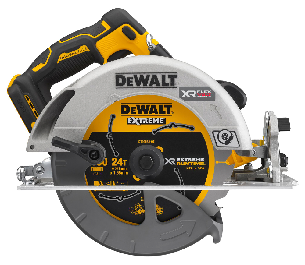 Fierăstrău circular cu acumulator (fără baterii) DEWALT DCS573NT 190mm 54V photo 0