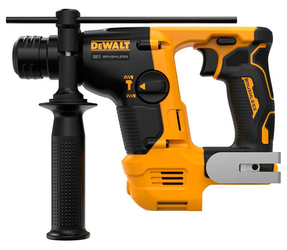 Ciocan rotopercutor cu acumulator (fără baterii) DEWALT DCH072NT-XJ 1.1J 12V photo 2