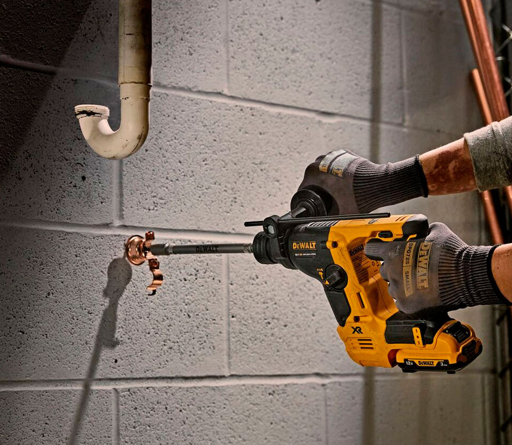 Ciocan rotopercutor cu acumulator (fără baterii) DEWALT DCH072NT-XJ 1.1J 12V photo 3