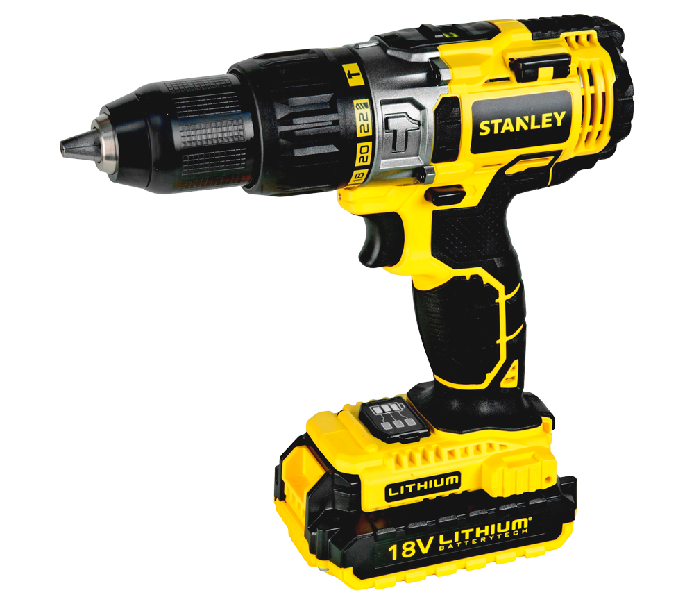 Mașină de înșurubat cu acumulator STANLEY STDC18LHBK 18V 2.0Ah photo