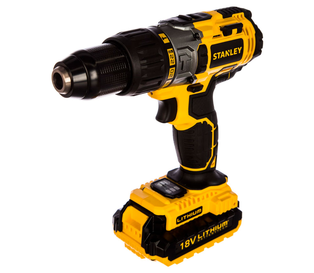 Mașină de înșurubat cu acumulator STANLEY STDC18LHBK 18V 2.0Ah photo 0