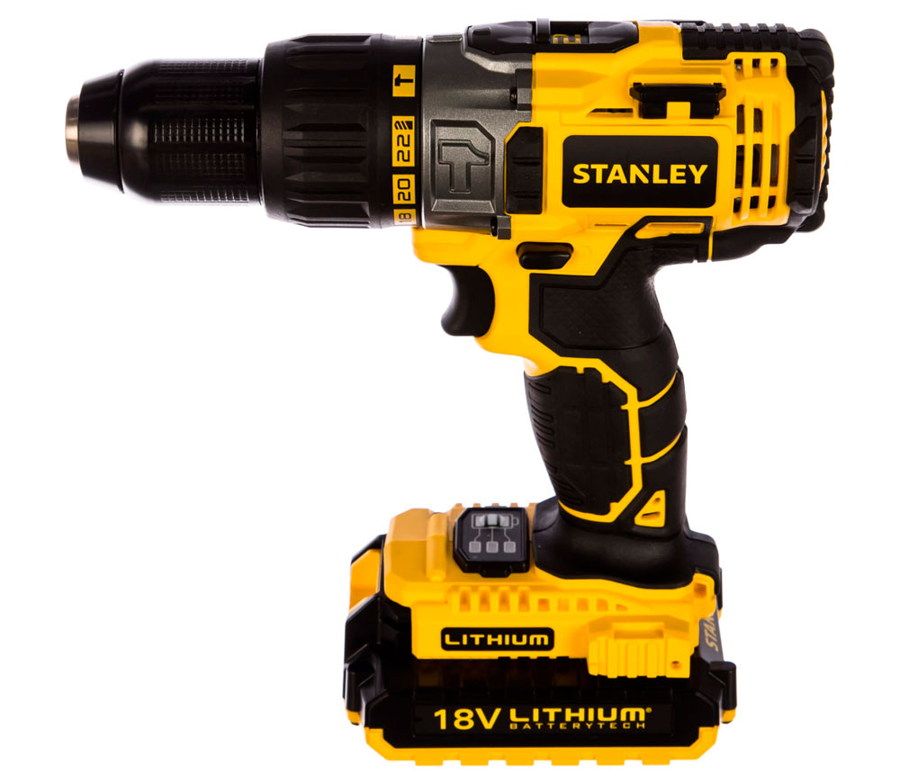 Mașină de înșurubat cu acumulator STANLEY STDC18LHBK 18V 2.0Ah photo 1