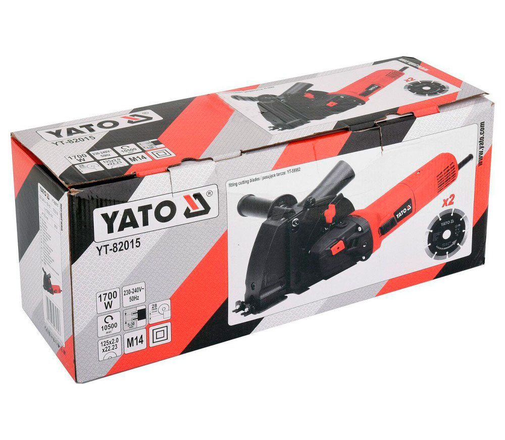 Mașină de tăiat canale Yato YT82015 1700w photo 3