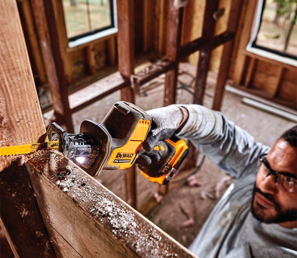 Fierăstrău sabie cu acumulator (fără baterii) DEWALT DCS369NT 18V photo 5