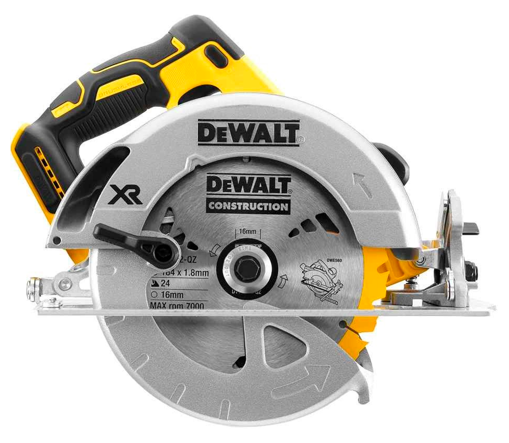 Fierăstrău circular cu acumulator (fără baterii) DEWALT DCS570N 184mm 18V photo 0
