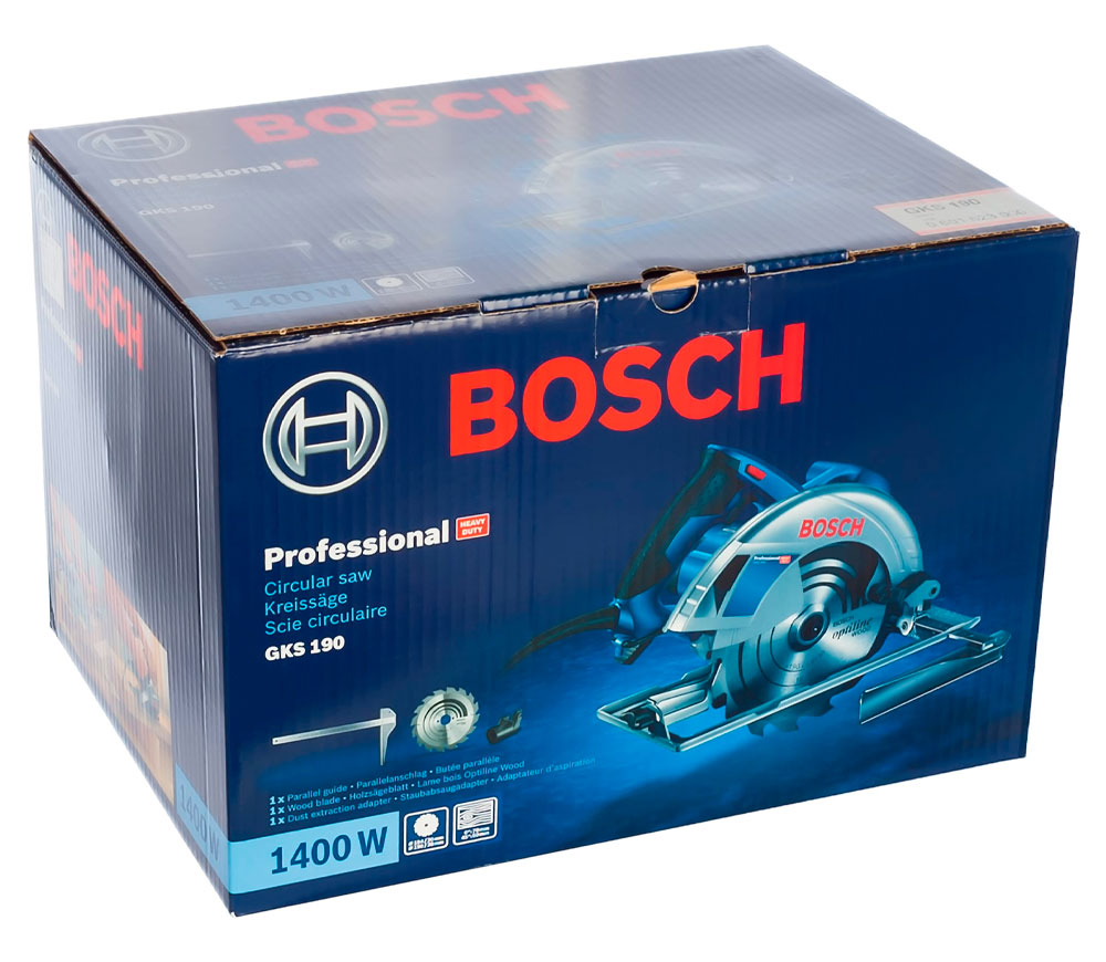 Fierăstrău circular BOSCH GKS190 1400w 190mm photo 5