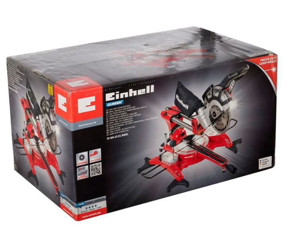 Fierăstrău  circular staționar Einhell TH-SM 2131/1 (43.003.90) 1500w 210mm photo 7