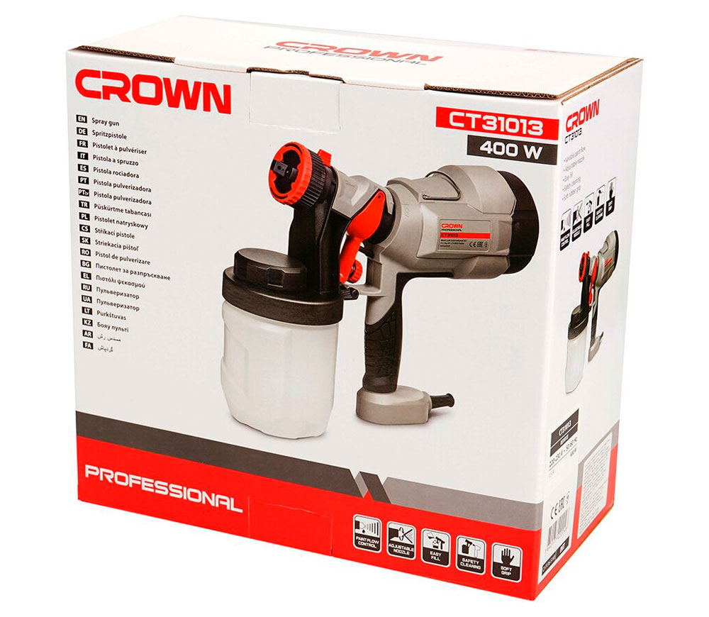 Aparat de vopsit CROWN CT31013 400w 0.2bar photo 7