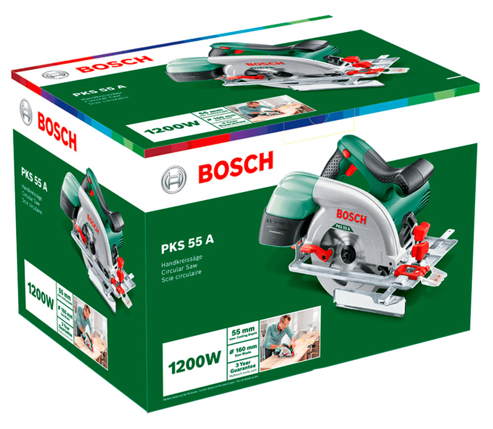 Fierăstrău circular BOSCH PKS55A (0603501020) 1200w 160mm photo 7