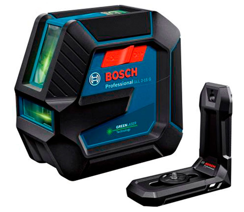 Nivelă cu laser BOSCH GLL 2-15 G 2fascicole 15m photo 0