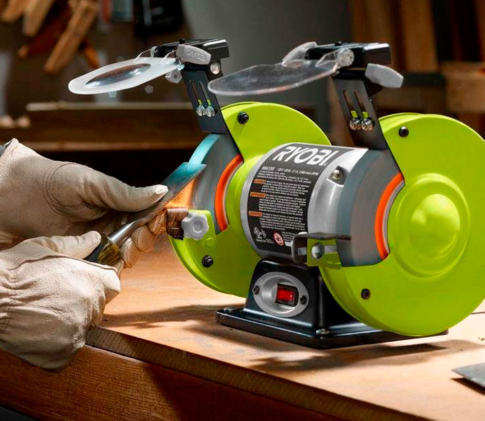 Polizor de banc Ryobi RBG6G1 250w 150mm photo 4