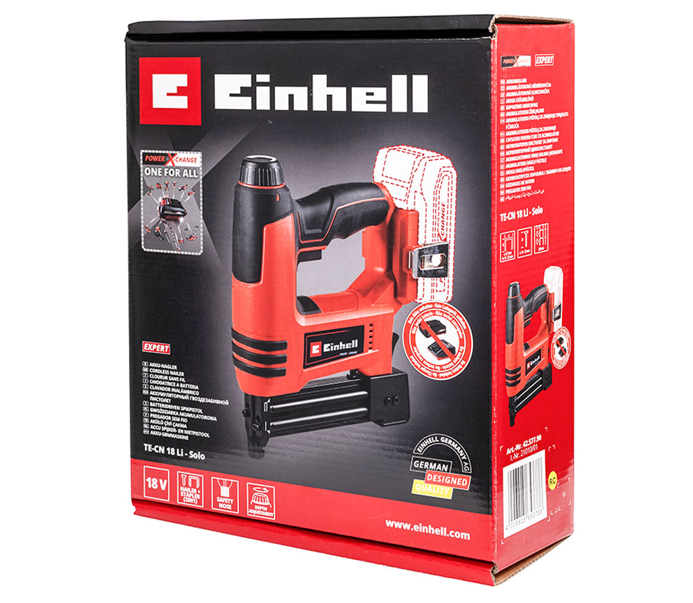 Capsator cu acumulator (fără baterii) EINHELL TE-CN 18 Li PXC SOLO 20bat/min 18V photo 10