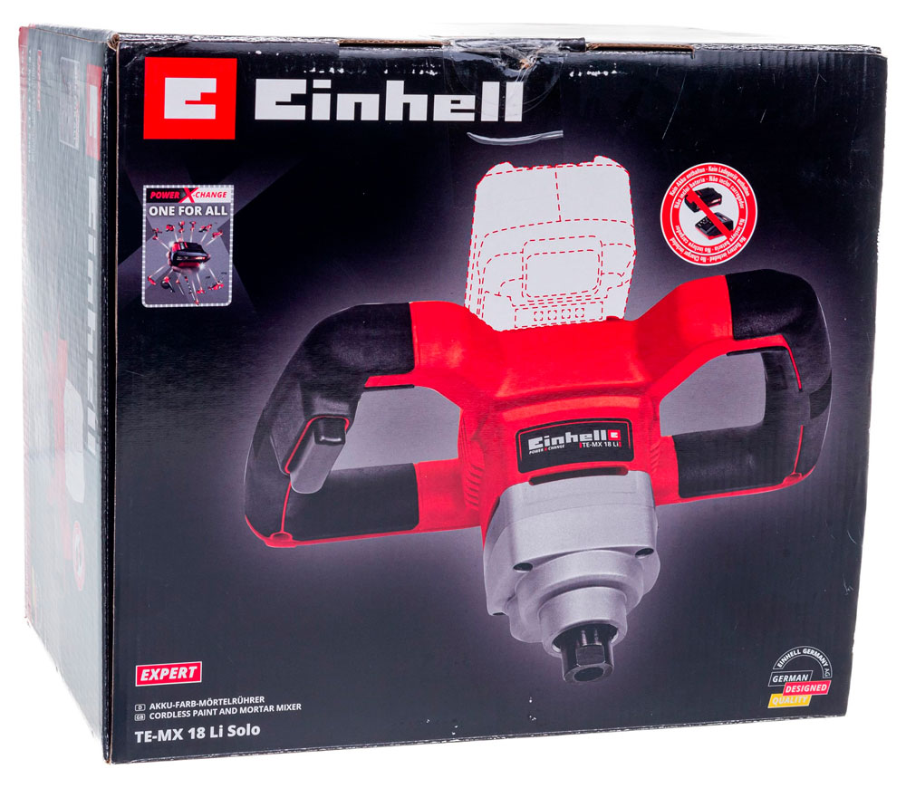 Mașină de amestecat mortar cu acumulator (fără baterii) EINHELL TE-MX 18Li XPWR SOLO 18V photo 8