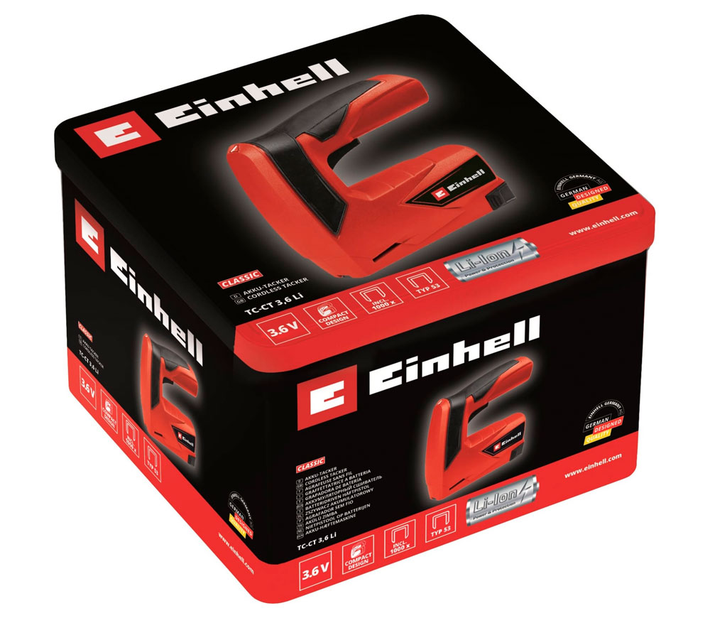 Capsator cu acumulator EINHELL TC-CT (42.578.80) 30bat/min 3.6V 1.3Ah photo 5