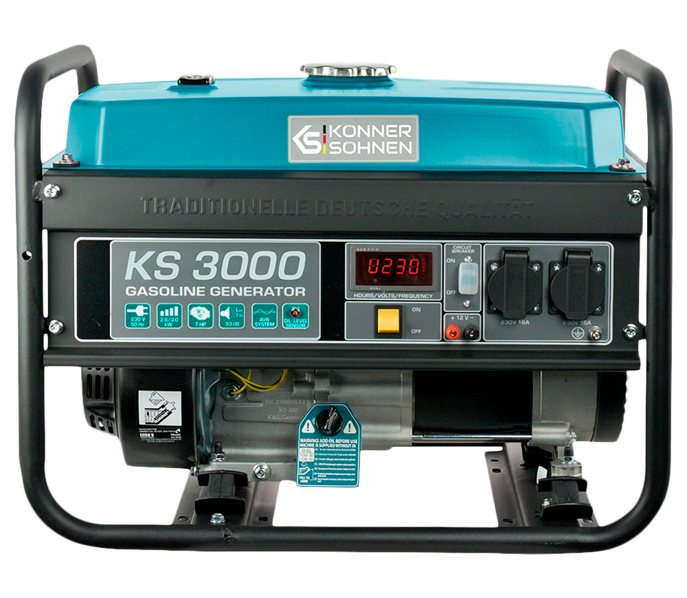Generator electric Könner&Söhnen KS 3000 3kw Benzină AVR photo