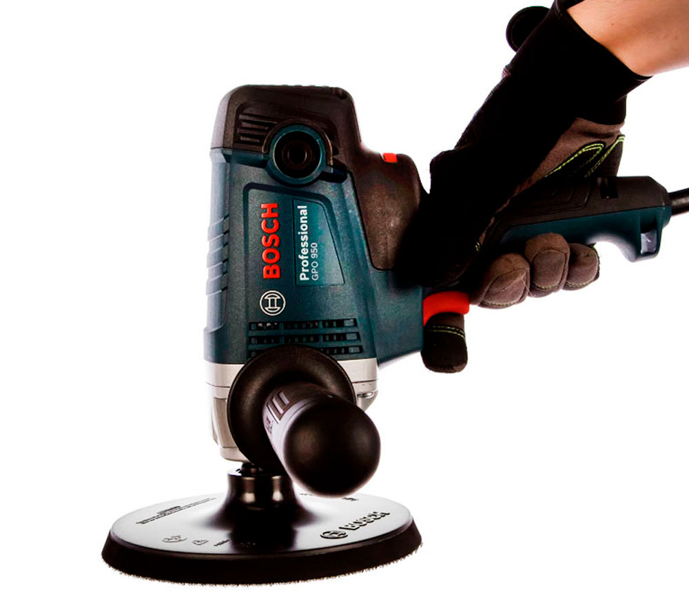 Mașină de polișat BOSCH GPO950 (6013A2020) 950w 180mm photo 3
