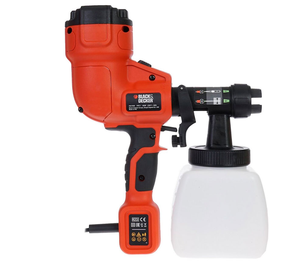 Aparat de vopsit BLACK&DECKER HVLP200 400w photo 1