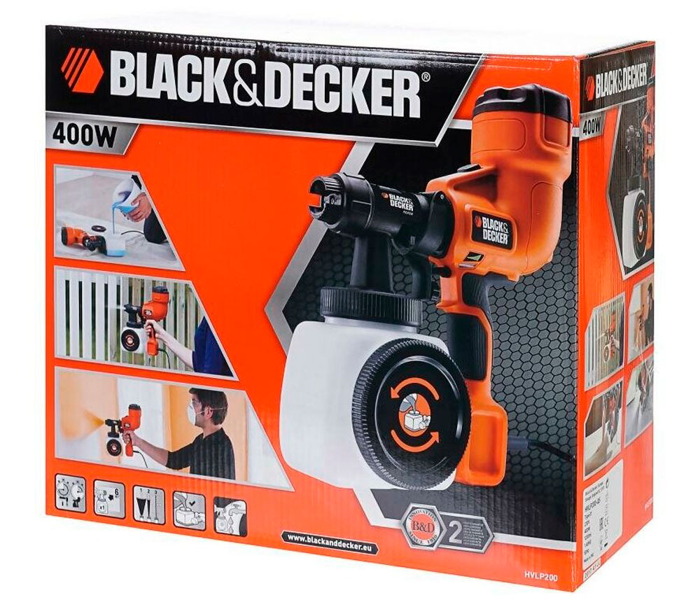 Aparat de vopsit BLACK&DECKER HVLP200 400w photo 9