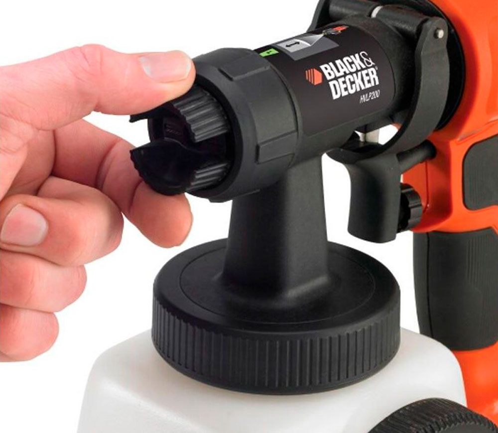 Aparat de vopsit BLACK&DECKER HVLP200 400w photo 4