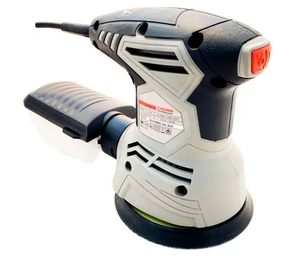 Mașină de șlefuit excentrică CROWN CT13560V 300w 125mm photo 0