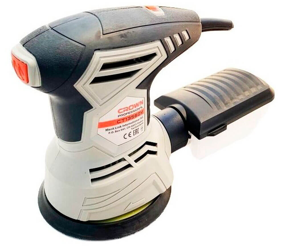 Mașină de șlefuit excentrică CROWN CT13560V 300w 125mm photo 1
