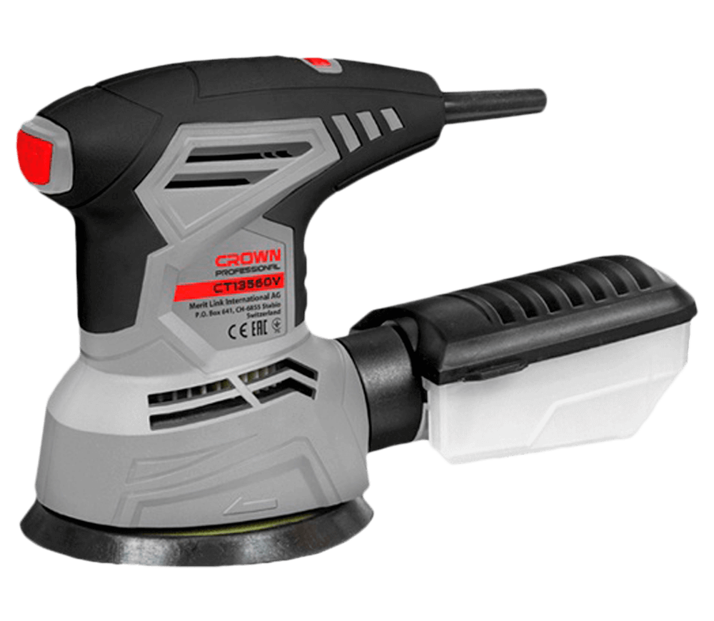 Mașină de șlefuit excentrică CROWN CT13560V 300w 125mm photo
