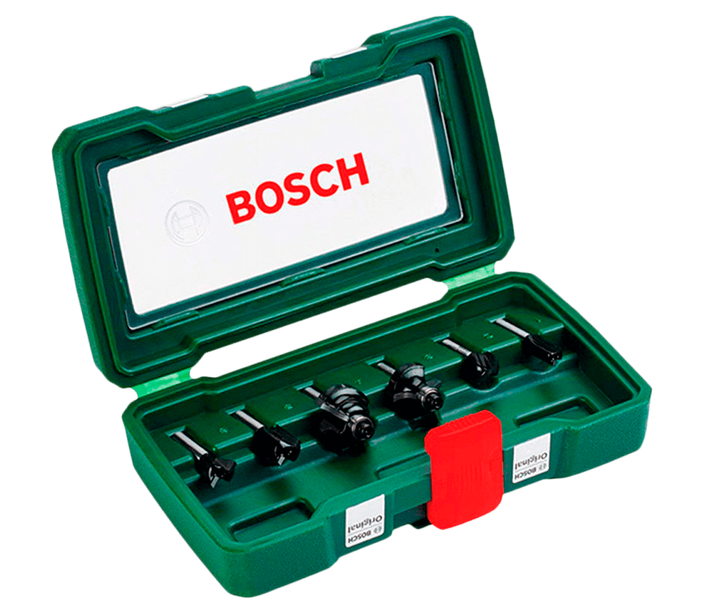 Set 6 freze pe lemn Bosch 2607019464 Ø6 mm photo
