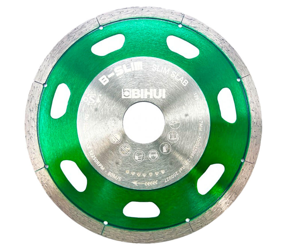 Disc de tăiat cu diamant B-SLIM BIHUI DCDS125 125mm segmentat photo 1