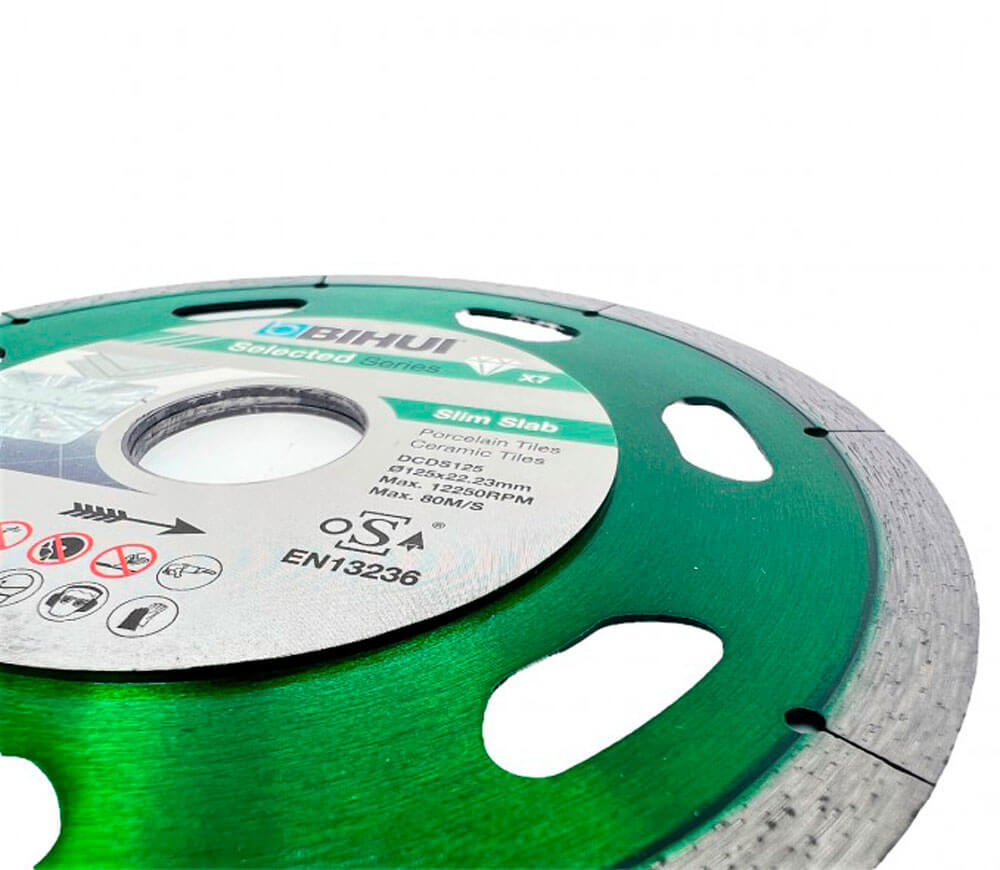 Disc de tăiat cu diamant B-SLIM BIHUI DCDS125 125mm segmentat photo 3