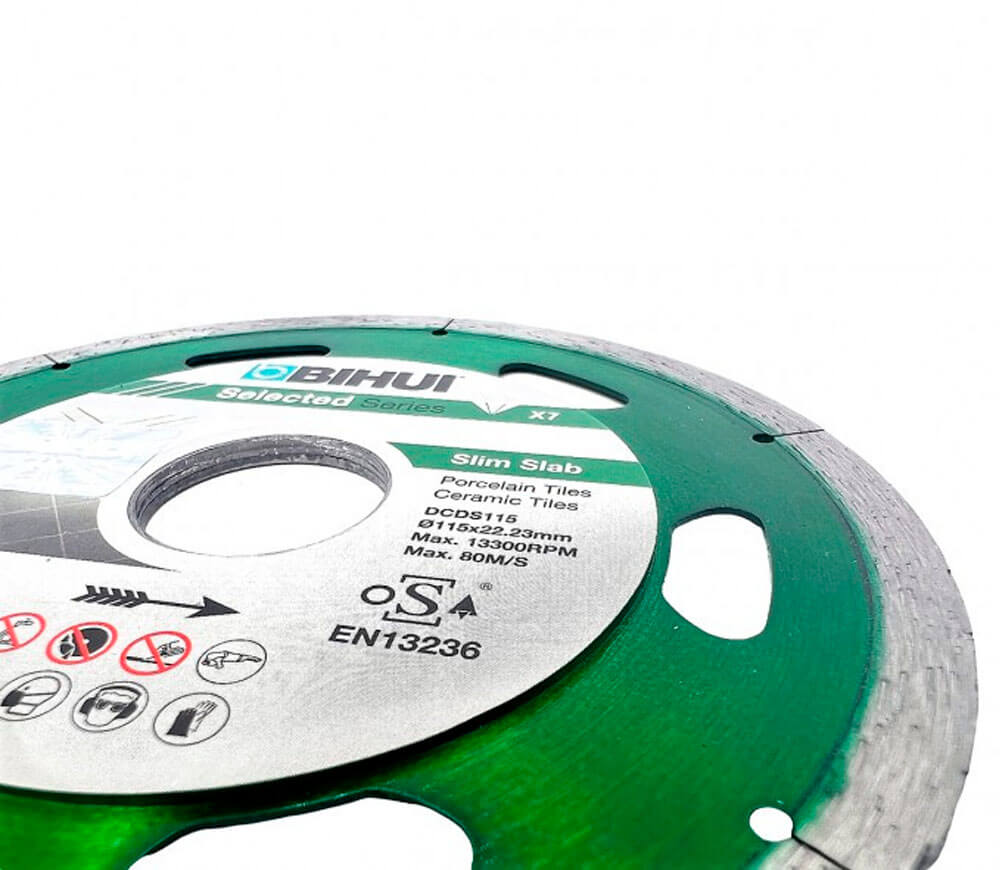Disc de tăiat cu diamant B-SLIM BIHUI DCDS115 115mm segmentat photo 4