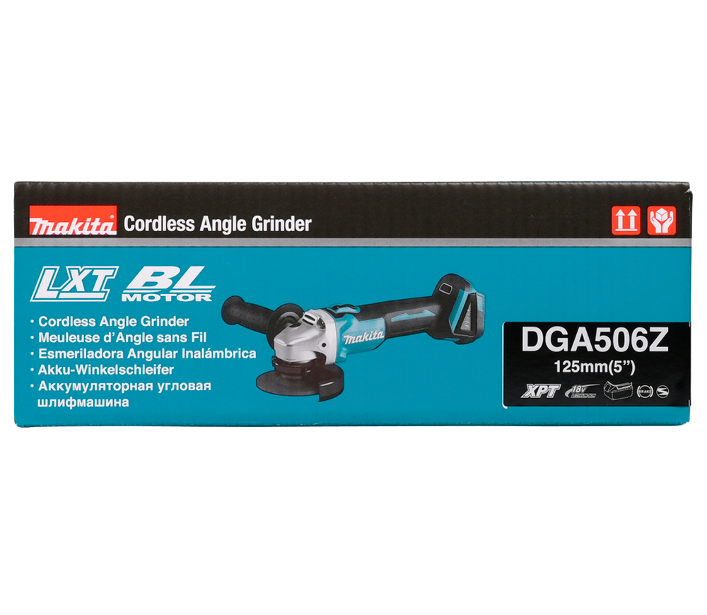 Polizor unghiular cu acumulator (fără baterii) MAKITA DGA506Z 125mm 18V photo 4