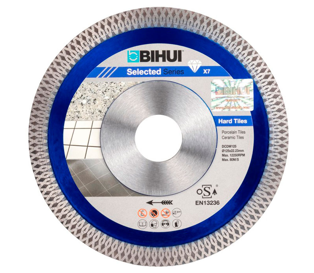 Disc de tăiat cu diamant B-SPEEDY BIHUI DCDM125 125mm turbo photo 1