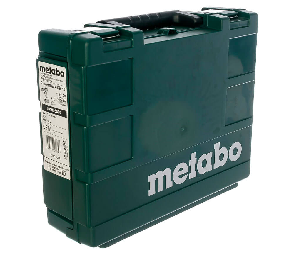 Mașină de înșurubat cu acumulator METABO PowerMaxx SB12 (601076500) 12V 2Ah photo 7