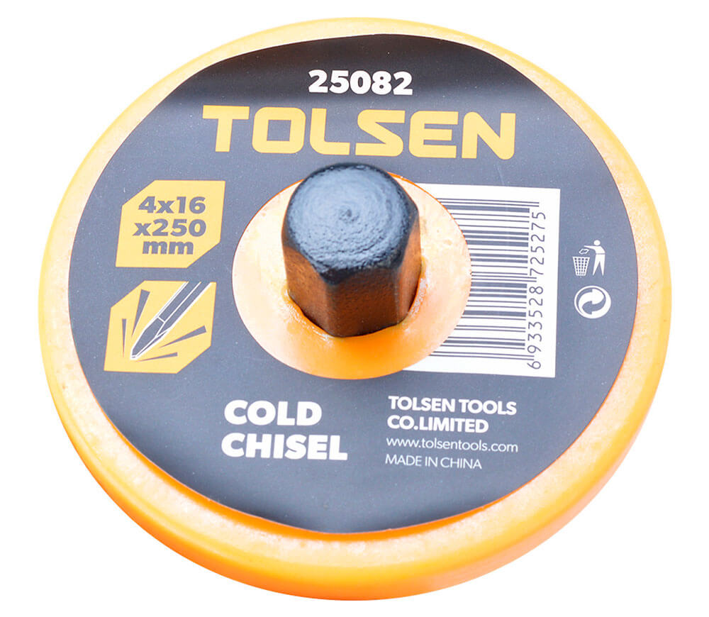 Daltă ascuțită cu protector Tolsen 25082 250mm photo 3