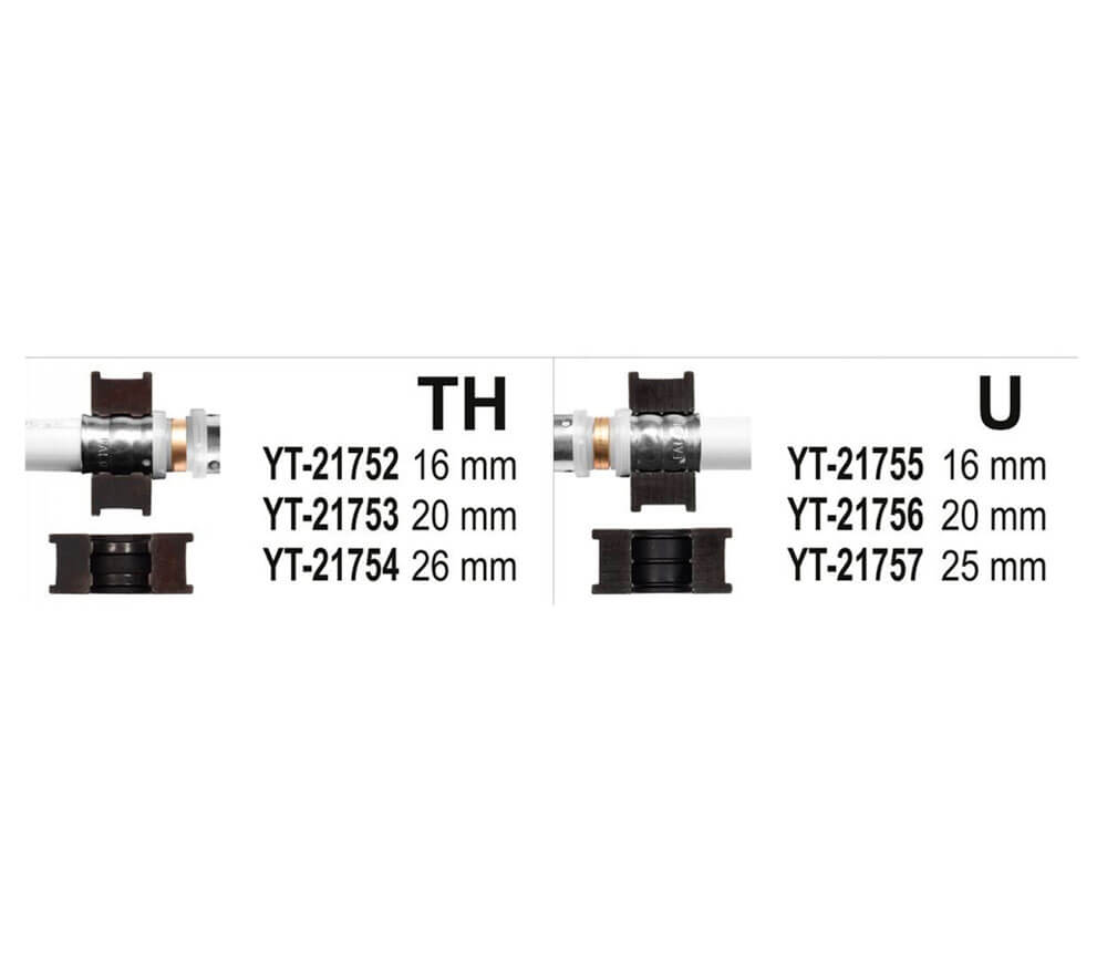 Clești de sertizare YATO YT21750 PEX-AL-PEX/PERT-AL-PERT/TH16/TH20/TH26 photo 5