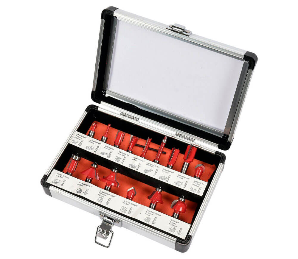 Set 15 freze pe lemn Yato YT68002 Ø8 mm photo 0