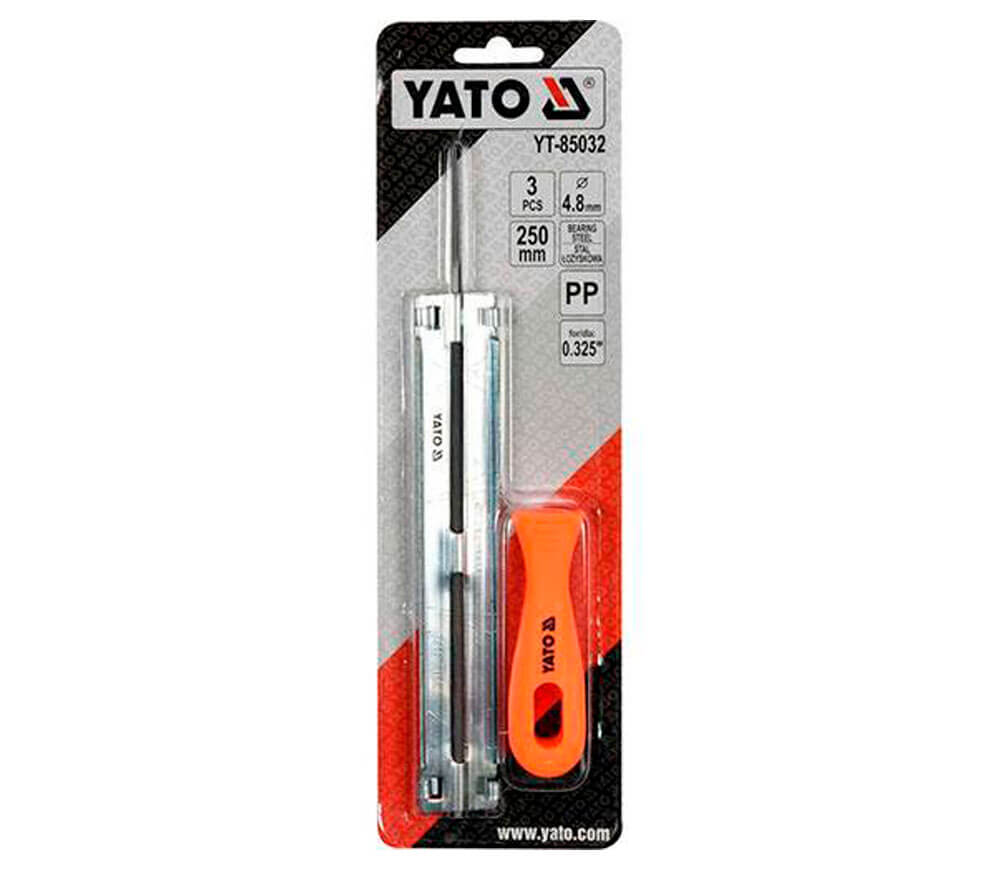 Pilă rotundă pentru lanț YATO YT85032 250x4.8mm photo 1