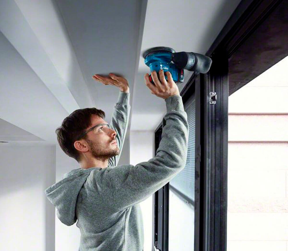 Mașină de șlefuit excentrică fără fir (fără bat) BOSCH GEX 185-LI 125mm 18V photo 4
