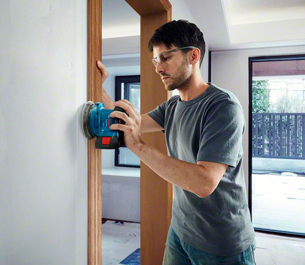 Mașină de șlefuit excentrică fără fir (fără bat) BOSCH GEX 185-LI 125mm 18V photo 5