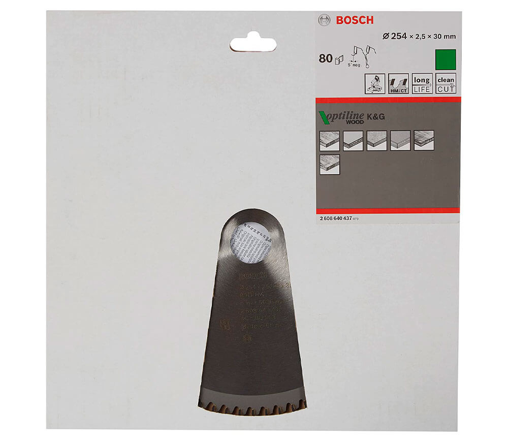 Disc pentru fierastrau electric BOSCH 2608640437 254mm 80T photo 2